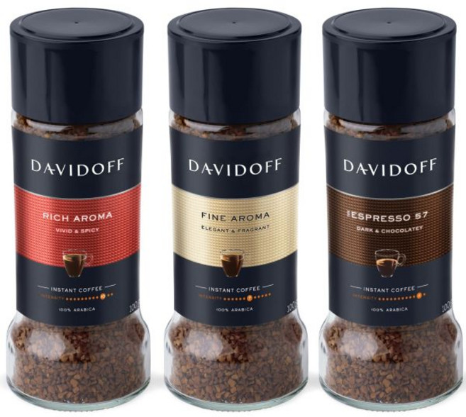 믹스커피 커피믹스 스틱 DAVDOFF 인스턴트 커피 트리오 리치 아로마 파인 에스프레소 57 번들 100% 아라비카 원두 매콤 풍부함 향기로운 우아함 초콜릿 같은 깊이 위해 로, Rich + Fine + Espresso 57