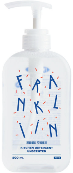 FRANKLIIN 주방세제&젖병세정제, 500ml, 1개
