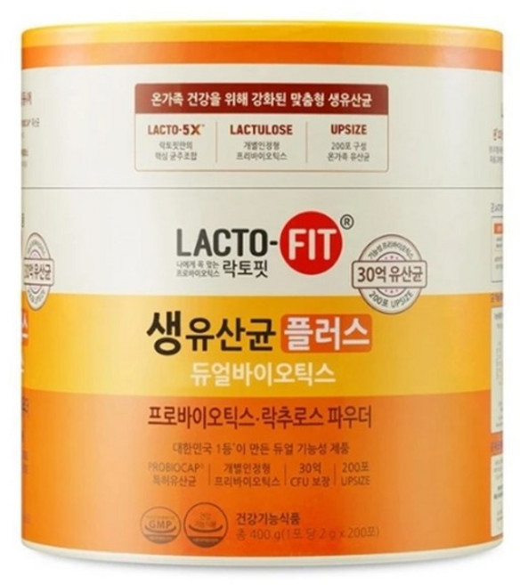 종근당건강 락토핏 장을 위한 생유산균 19 (2000mg X 180포)1통 + (락토조이 구미젤리25g 1봉 증정), 1통, 400g, 1개