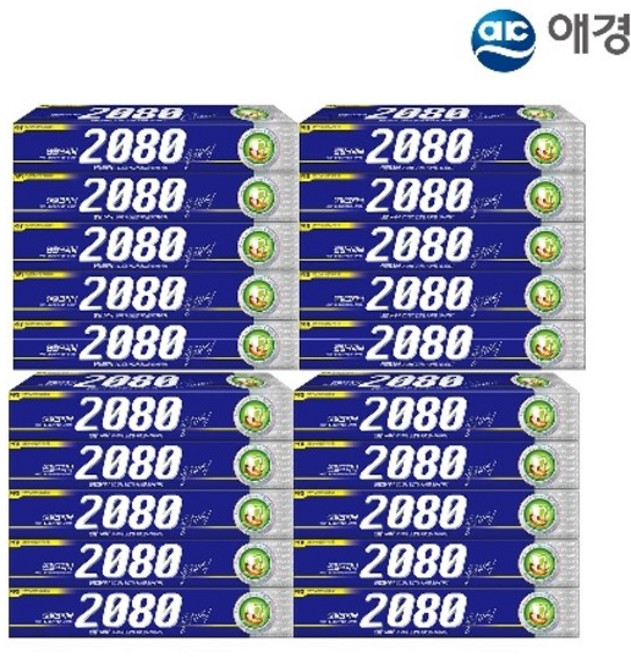 2080 클래식 치약 오리지널 블루민트향 170g X 20개
