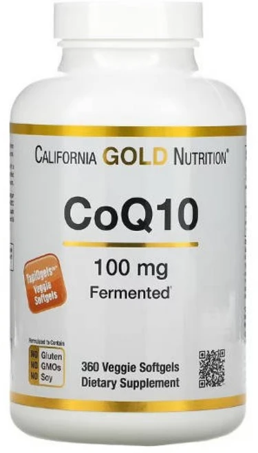 California Gold Nutrition 캘리포니아 골드 뉴트리션 코큐텐 100mg 베지소프트젤 360정 CoQ10, 1개 - 쿠팡