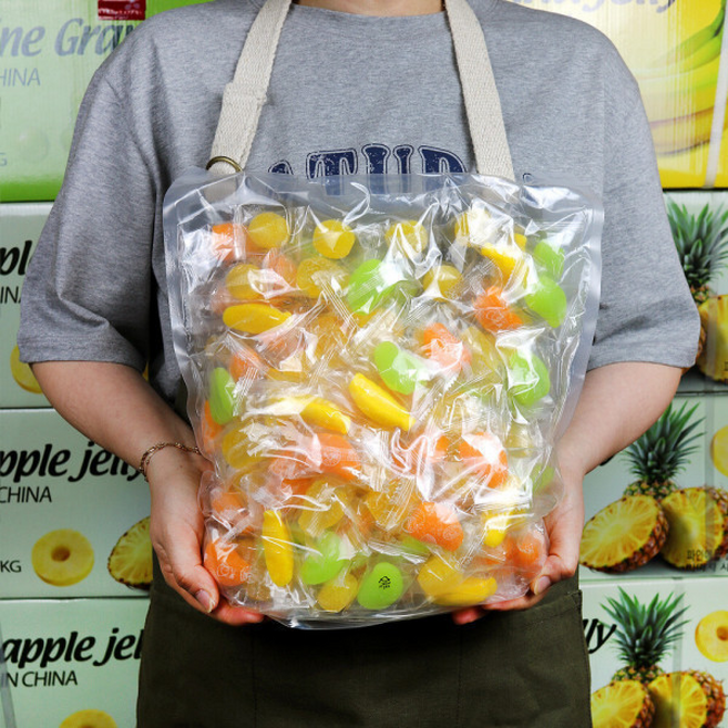 과일맛 베스트 믹스젤리 애플망고 파인애플 청포도 레몬 바나나 서윤리테일, 1개, 1.2kg