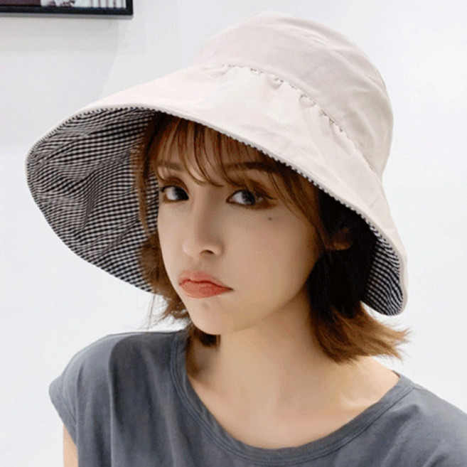 여성여름모자 라피아 버킷햇 보넷 벙거지 리넨 예쁜 챙넓은모자