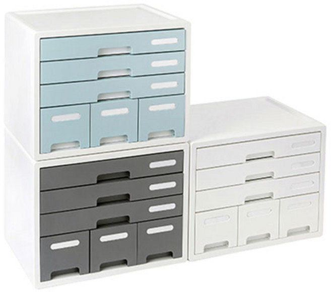 시스맥스 콤보 캐비넷, 그레이, 6단