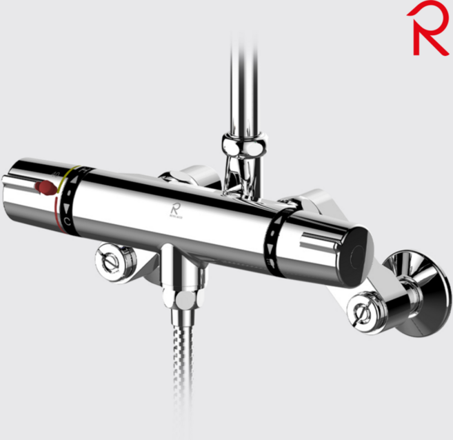 로얄 RBT950 레인샤워기 샤워기수전 자동온도조절 목욕탕 샤워수전, 1개