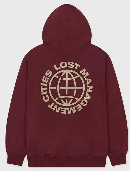 엘엠씨 OG COMBO HOODIE burgundy 227190