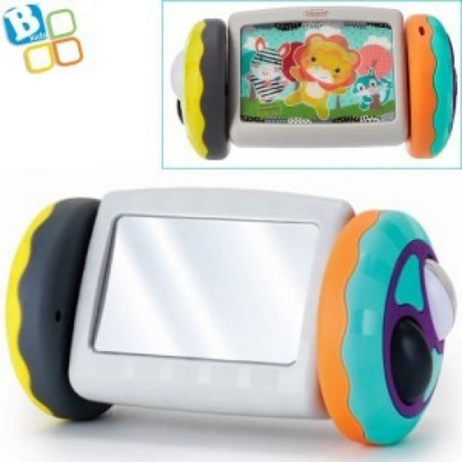 비키즈 아기거울 배밀이장난감 미러롤러 아기배밀이, 1개, 혼합