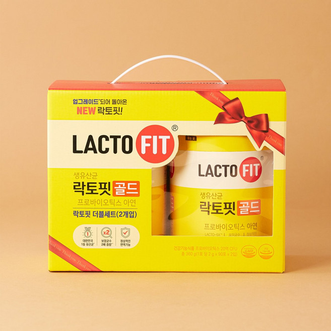 종근당건강 건강식품관 종근당건강(주) 락토핏 골드 더블세트 2g X 90포 X 2개입, (매장정품) 종근당건강 건강식품관 종근당건강(주) 골드, 180g