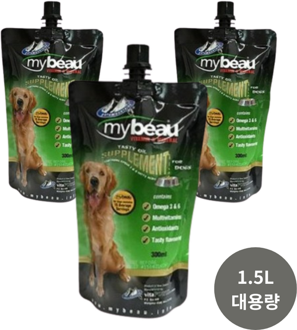 벨벳 마이뷰 강아지 비타민 미네랄 종합영양제, 3개