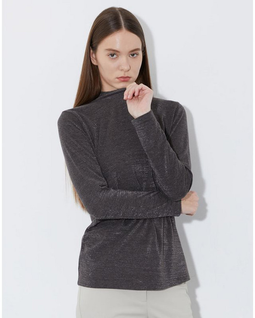 올리비아로렌 여성용 허리셔링 티셔츠 VOBAL4X1311