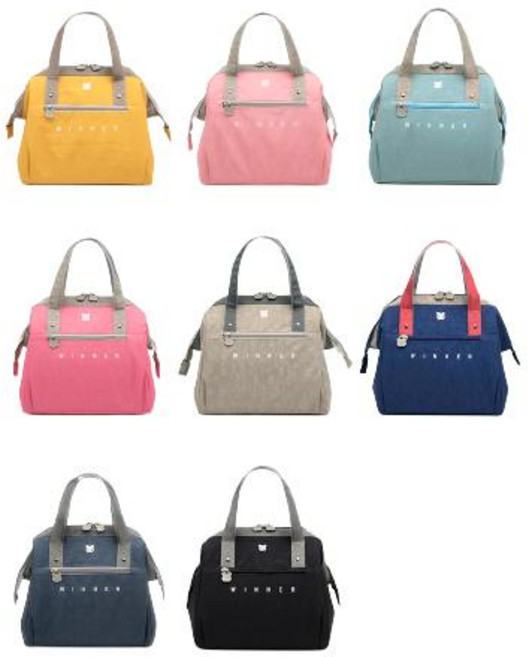 휴대용 와인 캐리어 맥주 음료 도시락 보냉백 대형 위너, 1개