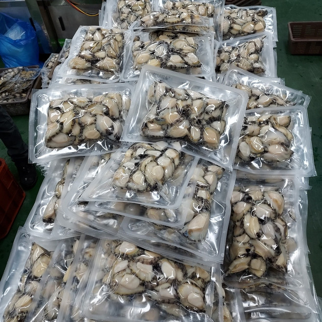 순살통자숙.쓸라이스 순살만1kg1 대량생산납품도매.소매.식자재납품 맞춤제작 .대전복.중전복.꼬마전복 전사이즈 작업가능, 1개, 손질순살만1kg