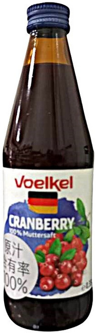 Voelkel 蔓越莓原汁, 1個, 330ml
