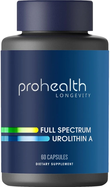 Urolithin A 풀 스펙트럼 우롤리틴A Urolithin A 우롤리틴 유롤리틴 유로리틴 미토파지, 1개, 60정 - 쿠팡