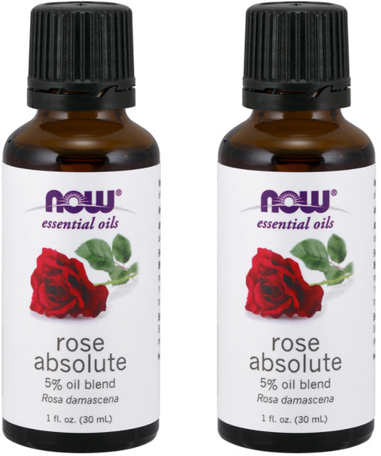 나우푸드 에센셜 방향아로마오일, Rose Absolute, 2개