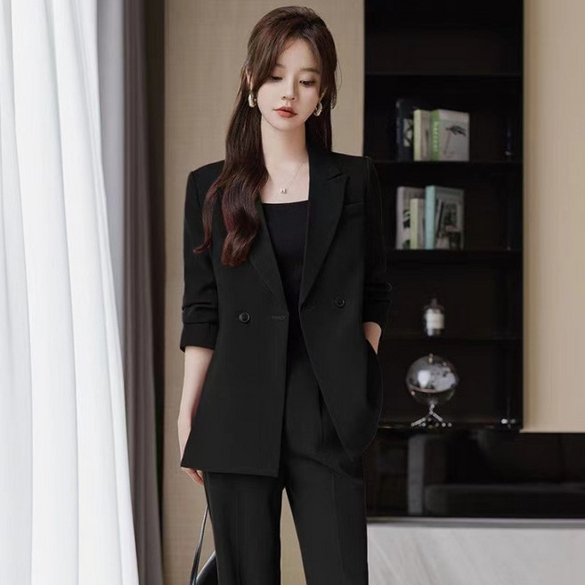 Seofst 여성 투피스 수트 세트 봄가을 세련된 오피스 캐주얼 정장