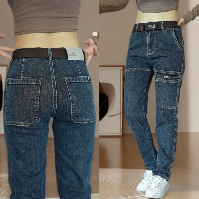 에이트샵 남성 청바지 카고바지 사계절 데님팬츠 캐주얼 스판 진