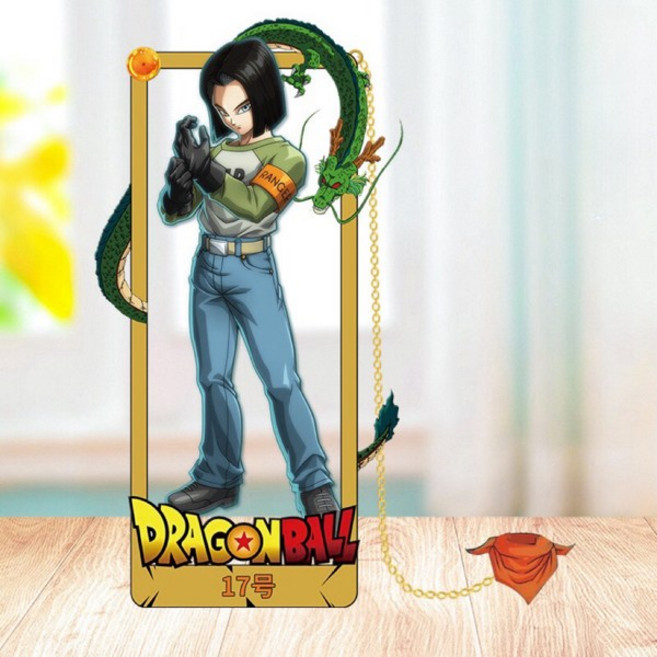 DRAGON BALL Goku 애니메이션 팬을 금속 책갈피 학생용 만화 문구 및 선물, [01] 9cm 3cm, [01] 17th.