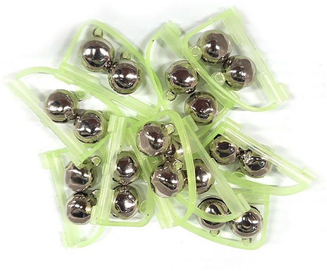 원투낚시 어신감지 릴방울 10개입, 10개, 야광끝보기