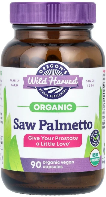 오레곤스와일드하베스트 쏘팔메토 베지 캡슐 90정, OWH00053, 1개 - 쿠팡