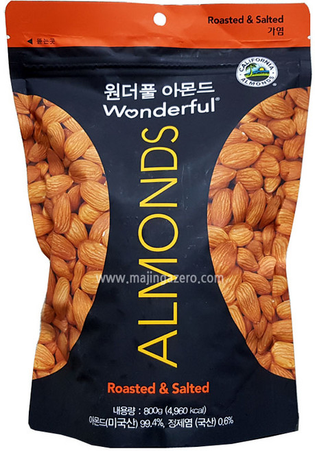 원더풀 아몬드(가염) 950g 대용량, 1개