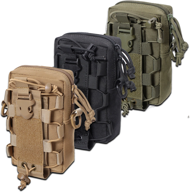 바르고 전술 멀티파우치 몰리 아웃도어 밀리터리, 1개, 코야 브라운