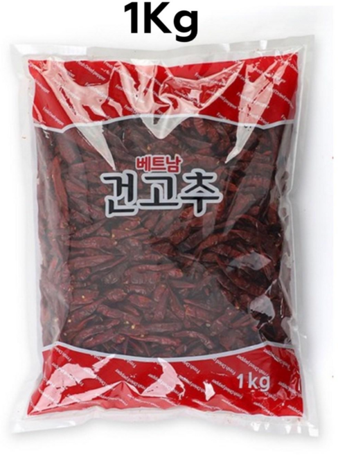 청양식품 베트남 건고추 1kg, 1개