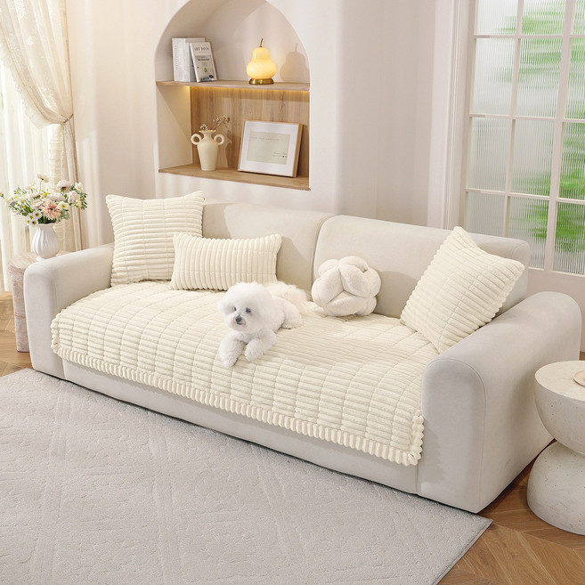 와이스타일 논슬립 극세사 쇼파패드 소파방석 거실 소파 패드 사계절 부드러운 먼지없고 소파방석