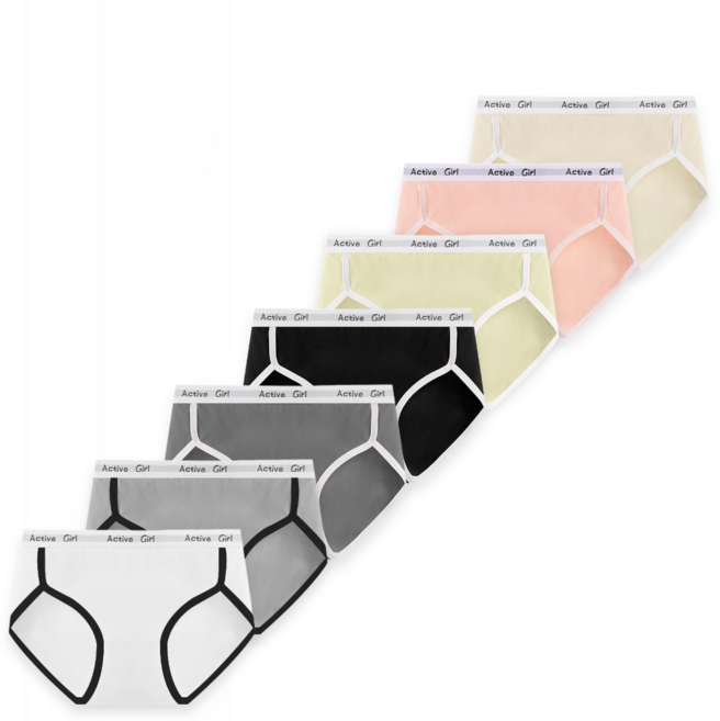 마이코야 주니어 여아 40수 코튼 팬티 7종 세트