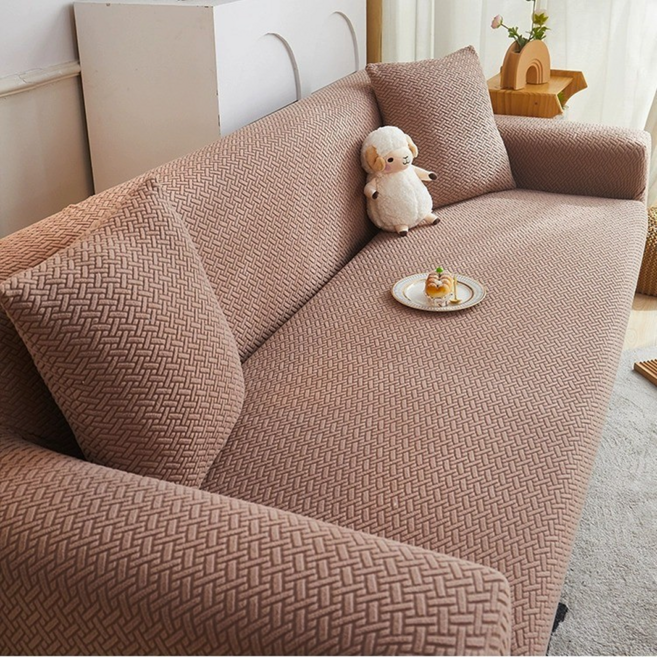 에오시나 사계절 쇼파커버 쫀쫀 1~6인용 소파패드, 모카 브라운, 1개