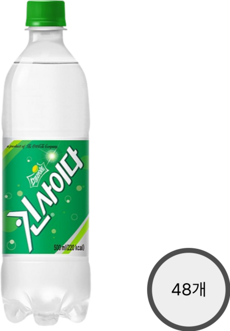 해태 킨사이다 PET, 48개, 500ml