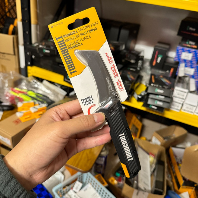 TOUGHBUILT 拓必得 TB-H4-30-HB 折疊鷹鉤刀 玻纖尼龍手柄 單手開合, 如圖所示, 1個