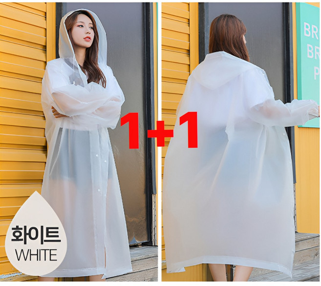 J&D 튼튼한 EVA 남여 공용 우비