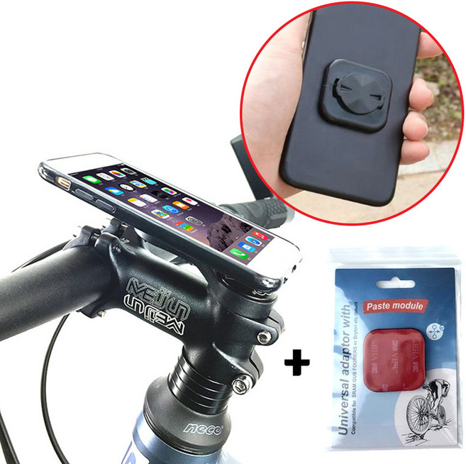 튼튼한 자전거 스마트폰 스템 거치대 + 가민 마운트 세트, 1개