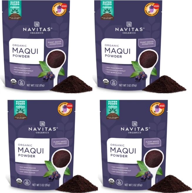 유기농 마키베리 파우더 분말 동결건조 나비타스 Navitas Organics Maqui Powder, 85g, 4개 - 쿠팡