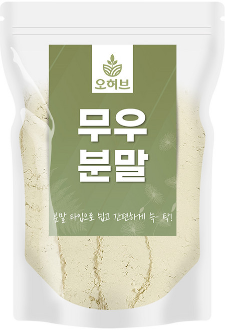국산 무가루 무분말 1kg, 1개