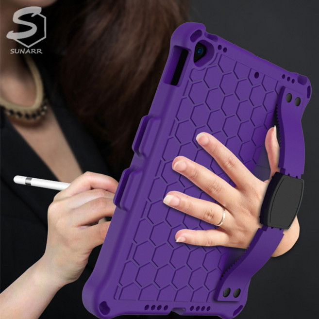 아이패드에어3세대 10.5인치 A2152 A2123 A2153 A2154 벌집패턴 에바폼 실리콘 태블릿 케이스, stc008 로즈핑크, 1개