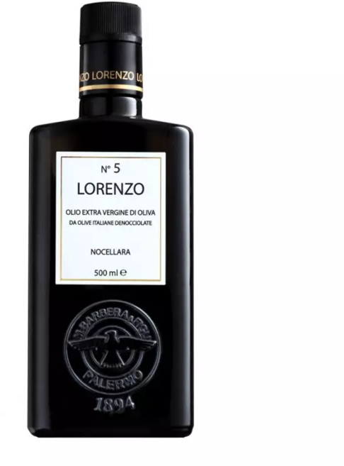 Manfredi Barbera 로렌조 N° 5 노셀라라 유기농 엑스트라 버진 올리브 오일 500mlx2개, 500ml