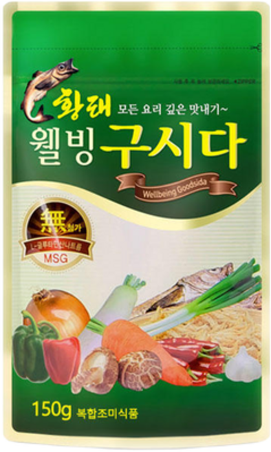 웰빙 황태 구시다 150g x 3개 북설악 천연조미료, 1개
