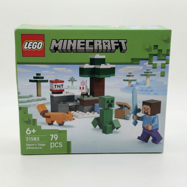 레고 마인크래프트 스티브의 타이가 모험 WJ21583, 1개