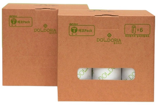 2팩5DC 돌도리아 청소용 에코팩 리필박스(12개입), 2개