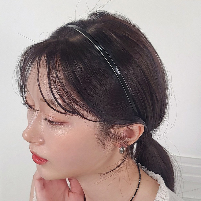 초콜리트쥬얼리 리아 셀룰로오스 데일리 슬림 헤어밴드 얇은 머리띠 - 2color