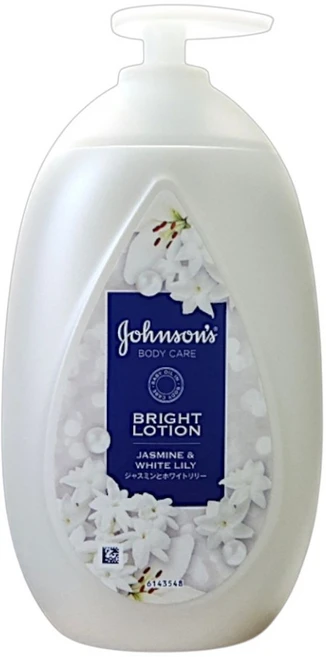 존슨즈 브라이트 바디로션 화이트 자스민&화이트 릴리, 1개, 500ml - 쿠팡