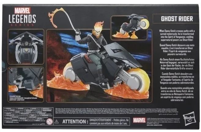 고스트 라이더 및 오토바이 배틀 카 85주년 기념 시리즈 6인치 마블 레전드 액션 피겨 모델 선물, 02 With box