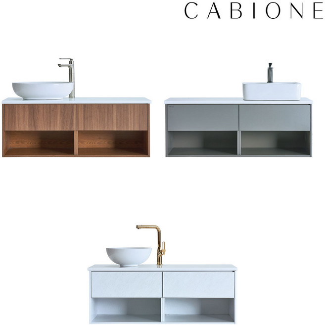 CB20C 2서랍 하단오픈 벽걸이형 하부장 상판 여닫이장 카비원 비규격 맞춤제작 욕실장 수건장 화장실수납장, 우측, 1개, 내추럴우드