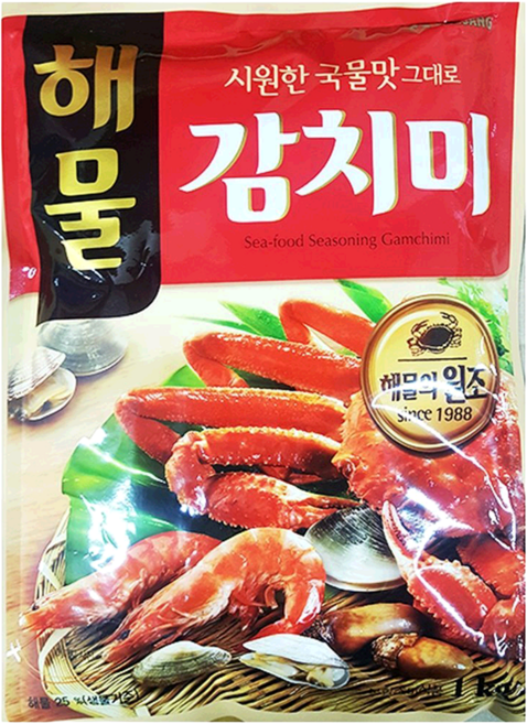대상 해물 감치미 1k x10식자재 업소용 식재료 식당용 대용량 단체 급식용, 1, 10개