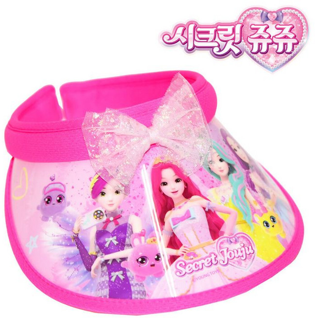 나린키즈 쥬쥬 별의보석 썬캡 유아동 어린이 핀캡 햇빛가리개 썬바이저