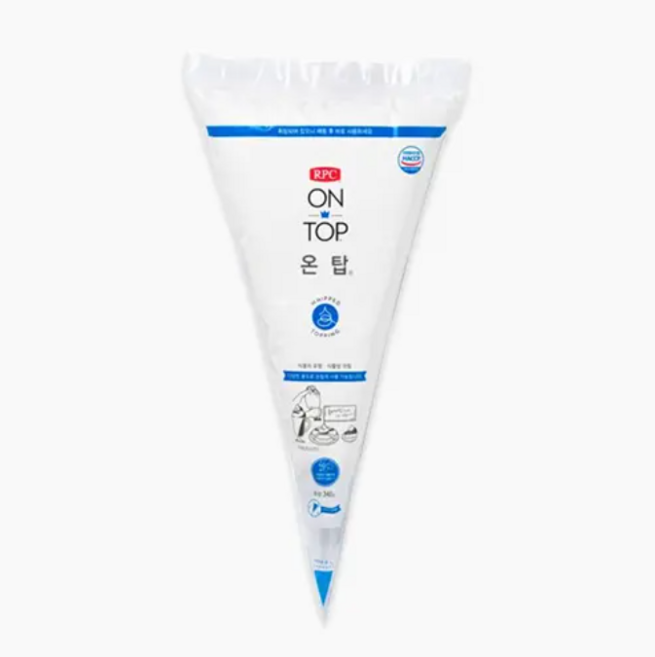 온탑 휘핑되어있는 생크림 냉동 아이스박스+드라이아이스포함, 340g, 22개