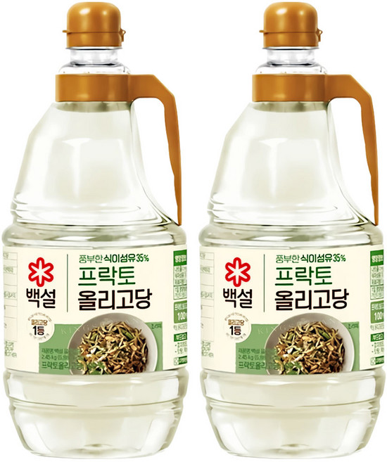 백설 프락토 올리고당, 2.45kg, 2개
