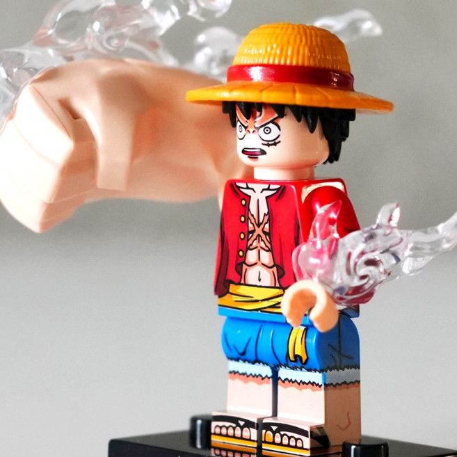 핸드브릭 팩토리 커스텀 미니브릭 피규어 원피스 시즌2 해적 호환 블록호환, 148. 루피 기어3